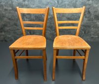 Holzstühle Vintage Retro Stühle Küchenstühle Mid Century Bauhaus - Bild 7