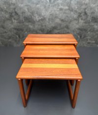 Skandinavische Beistelltische Vintage Mid Century Teak Couchtisch - Bild 5