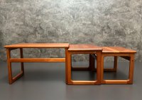 Skandinavische Beistelltische Vintage Mid Century Teak Couchtisch - Bild 8