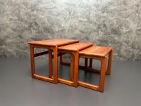 Skandinavische Beistelltische Vintage Mid Century Teak Couchtisch - Bild 1