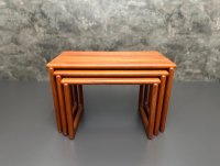 Skandinavische Beistelltische Vintage Mid Century Teak Couchtisch - Bild 2