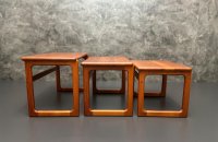 Skandinavische Beistelltische Vintage Mid Century Teak Couchtisch - Bild 3