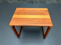 Skandinavische Beistelltische Vintage Mid Century Teak Couchtisch - Bild 10