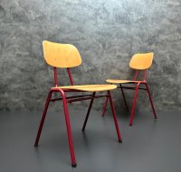 Vintage Stühle Retro Stapelstühle Gastro Bistro Stuhl Loft Modern - Bild 3