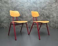 Vintage Stühle Retro Stapelstühle Gastro Bistro Stuhl Loft Modern - Bild 4