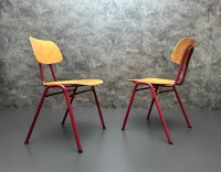 Vintage Stühle Retro Stapelstühle Gastro Bistro Stuhl Loft Modern - Bild 5