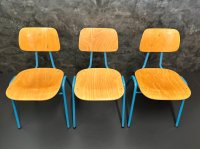 Vintage Stühle Retro Stapelstühle Gastro Stuhl Bistro Cafe Loft - Bild 10