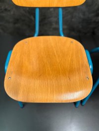 Vintage Stühle Retro Stapelstühle Gastro Stuhl Bistro Cafe Loft - Bild 12