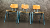 Vintage Stühle Retro Stapelstühle Gastro Stuhl Bistro Cafe Loft - Bild 20