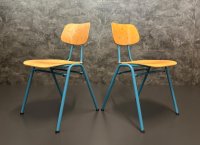 Vintage Stühle Retro Stapelstühle Gastro Stuhl Bistro Cafe Loft - Bild 5