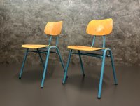 Vintage Stühle Retro Stapelstühle Gastro Stuhl Bistro Cafe Loft - Bild 6