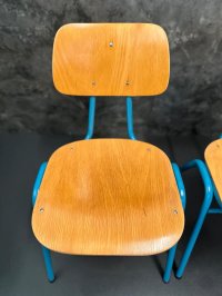 Vintage Stühle Retro Stapelstühle Gastro Stuhl Bistro Cafe Loft - Bild 11