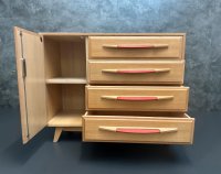 Mid-Century Sideboard aus Esche Corta Multiform Vintage Kommode - Bild 9