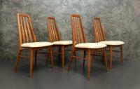 Original Niels Koefoed Eva Stühle Danish Mid-Century Teak Loft - Bild 9