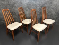 Original Niels Koefoed Eva Stühle Danish Mid-Century Teak Loft - Bild 10