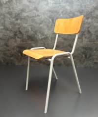 Vintage Stuhl mit Metallgestell als Blumenständer Stahlrohr Stuhl - Bild 2