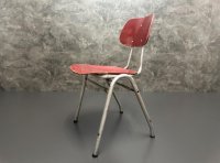 2 Vintage Stapelstühle Retro Stühle Gebraucht Küchenstühle Loft - Bild 5