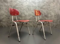 2 Vintage Stapelstühle Retro Stühle Gebraucht Küchenstühle Loft - Bild 1