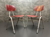 2 Vintage Stapelstühle Retro Stühle Gebraucht Küchenstühle Loft - Bild 4