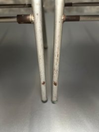2 Vintage Stapelstühle Retro Stühle Gebraucht Küchenstühle Loft - Bild 11
