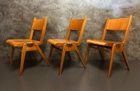 Vintage Stühle Retro Gastro Bistro Stuhl Holzstuhl Stapelstuhl - Bild 4