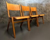 Vintage Stühle Retro Gastro Bistro Stuhl Holzstuhl Stapelstuhl - Bild 6