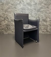 Cassina Sessel Modell 401 Echtleder Sessel Designklassiker Stuhl - Bild 1