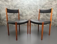 Lübke Stühle Vintage 60er 70er Teak Palisander Esszimmerstühle - Bild 3