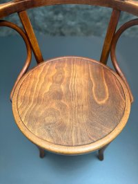 Original Thonet Armlehnstuhl Modell 233 Vintage Stuhl Mid Century - Bild 7