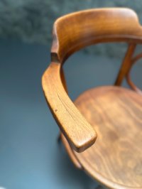 Original Thonet Armlehnstuhl Modell 233 Vintage Stuhl Mid Century - Bild 8