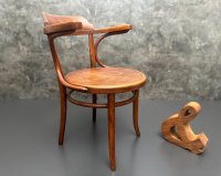 Original Thonet Armlehnstuhl Modell 233 Vintage Stuhl Mid Century - Bild 13
