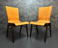 Holzstühle Vintage Stühle Retro Stapelstühle Theater Stuhl Gastro - Bild 7