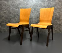 Holzstühle Vintage Stühle Retro Stapelstühle Theater Stuhl Gastro - Bild 9