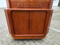 Dyrlund Eckvitrine Teakholz Dänisches Design Eckschrank Teak 70er - Bild 4