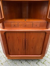 Dyrlund Eckvitrine Teakholz Dänisches Design Eckschrank Teak 70er - Bild 10