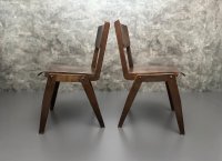 Vintage Holzstühle Retro Stapelstühle Gastro Stuhl Bistro Möbel - Bild 1