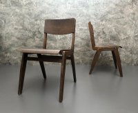 Vintage Holzstühle Retro Stapelstühle Gastro Stuhl Bistro Möbel - Bild 7