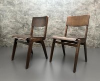Vintage Holzstühle Retro Stapelstühle Gastro Stuhl Bistro Möbel - Bild 10