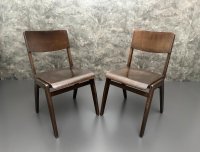 Vintage Holzstühle Retro Stapelstühle Gastro Stuhl Bistro Möbel - Bild 11