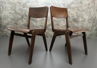 Vintage Holzstühle Retro Stapelstühle Gastro Stuhl Bistro Möbel - Bild 12