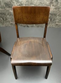 Vintage Holzstühle Retro Stapelstühle Gastro Stuhl Bistro Möbel - Bild 14