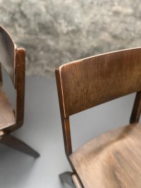 Vintage Holzstühle Retro Stapelstühle Gastro Stuhl Bistro Möbel - Bild 17