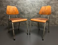 Vintage Retro Stühle Teak Stapelstühle MH Stalmöbler Dänisch 70er - Bild 4