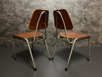 Vintage Retro Stühle Teak Stapelstühle MH Stalmöbler Dänisch 70er - Bild 5