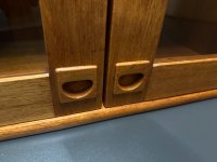 Mid-Century Teak Vitrine von Erik Brouer Dänemark Skandinavisch - Bild 4