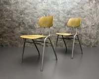 Vintage Stühle Retro Stapelstühle Gastro Bistro Stuhl Industrie - Bild 1