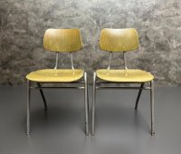 Vintage Stühle Retro Stapelstühle Gastro Bistro Stuhl Industrie - Bild 6