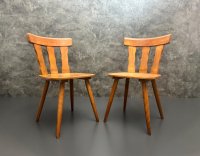 Gebrauchte Holzstühle Stühle Gastro Bistro Küchenstühle Vintage - Bild 4