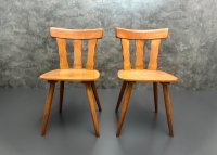 Gebrauchte Holzstühle Stühle Gastro Bistro Küchenstühle Vintage - Bild 5