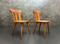 Gebrauchte Holzstühle Stühle Gastro Bistro Küchenstühle Vintage - Bild 6